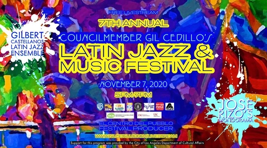 Latin Jazz Music Festival Flyer