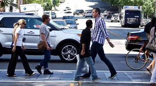 People Crossing the Street Vision Zero