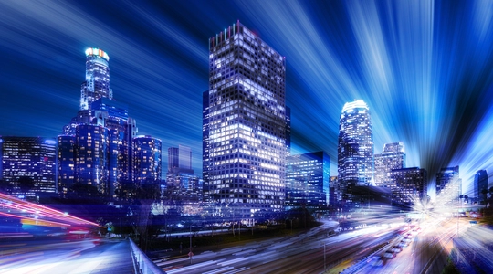 Digital Abstract of Los Angeles