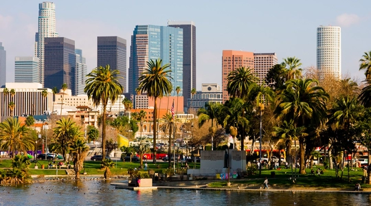 Skyscrapers in downtown Los Angeles