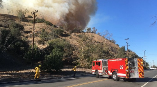 Griffith Park Fire