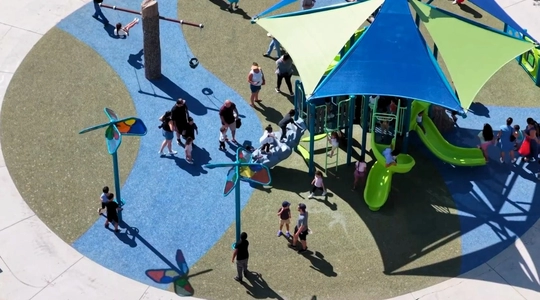 Video thumbnail: Kagel Canyon Park Unveils All-Inclusive Playground