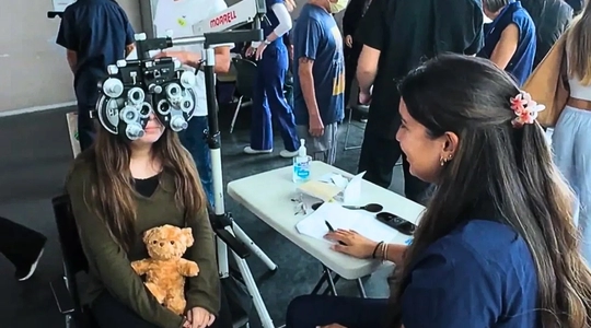 Video thumbnail: Free Eyeglasses Give Hundreds of Pacoima Families a Brighter Future
