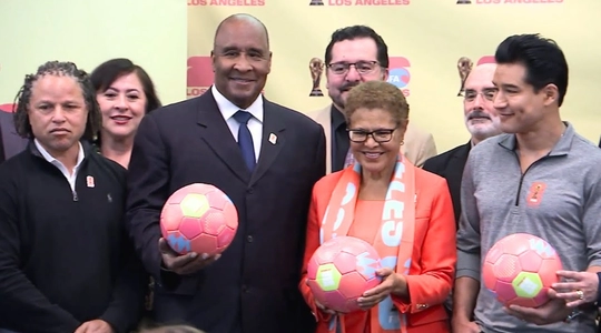 Video thumbnail: Fan Festival for 2026 Los Angeles World Cup Launched