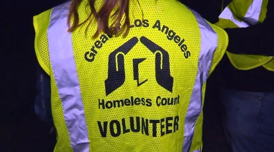Video thumbnail: Thousands Hit the Streets for L.A.’s Annual Homeless Count