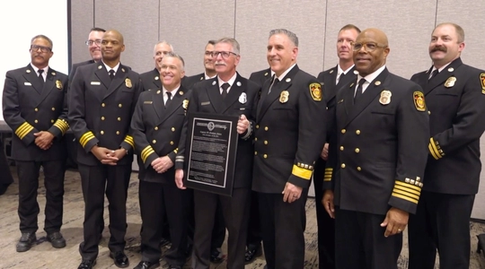 Video thumbnail: LAFD Firefighter of the Year Award - Matthew Nolan
