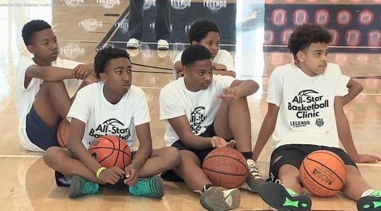 Video thumbnail: Inside the Star-Studded Youth Clinic at Obama Sports Complex