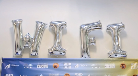 Video thumbnail: Free 24/7 Community Wi-Fi Launches Along Crenshaw Corridor