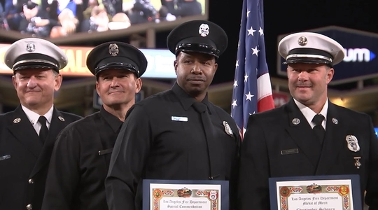 Video thumbnail: Honoring Heroes: LAFD’s 2025 VALOR Award