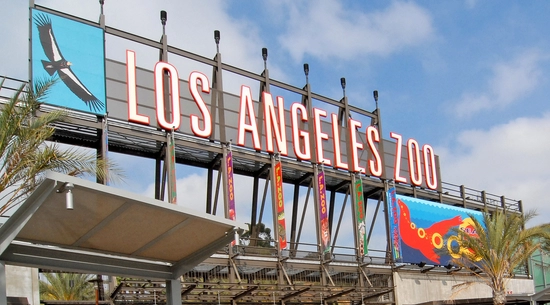 LA Zoo exterior sign 