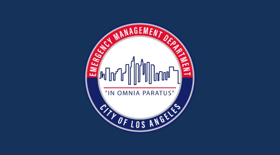 The EMD Logo on a dark blue background