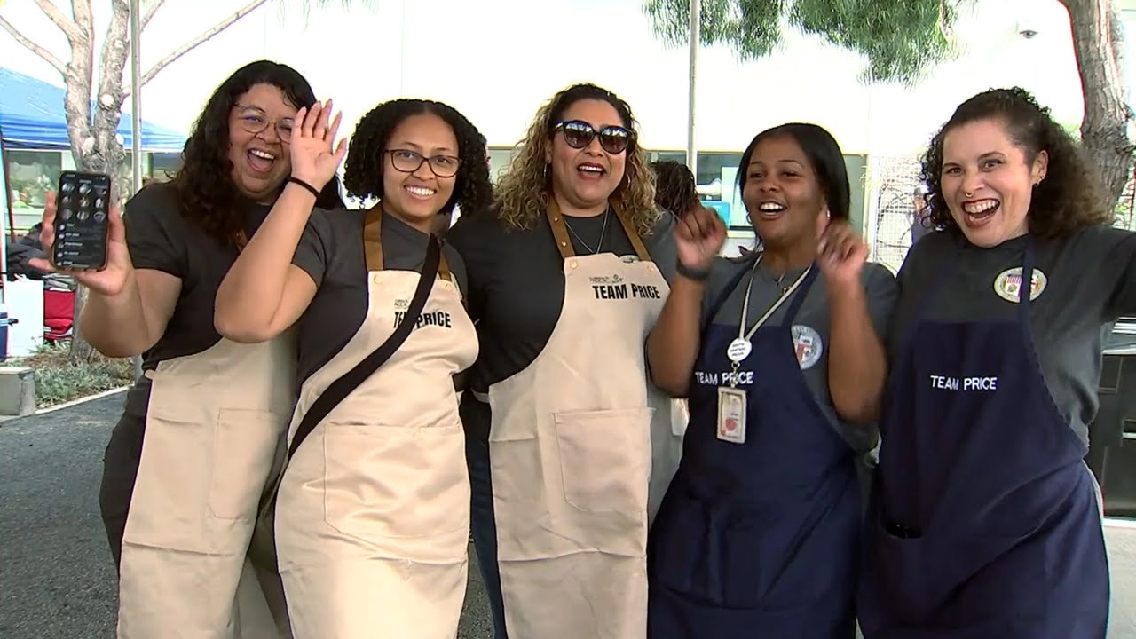 Cooking group photo