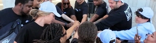 Group huddle