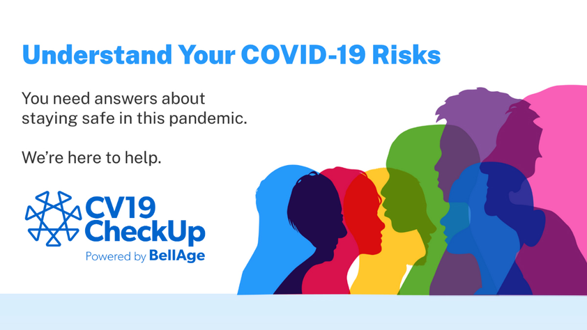 New CV19 Checkup website banner