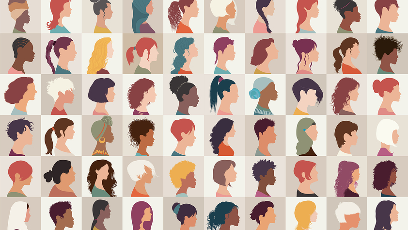 Variety of People in Grid
