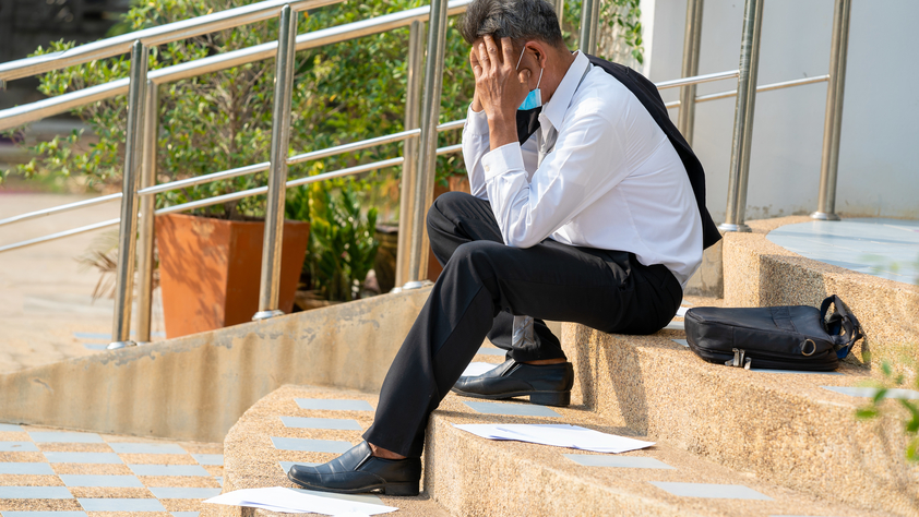 unemployed person