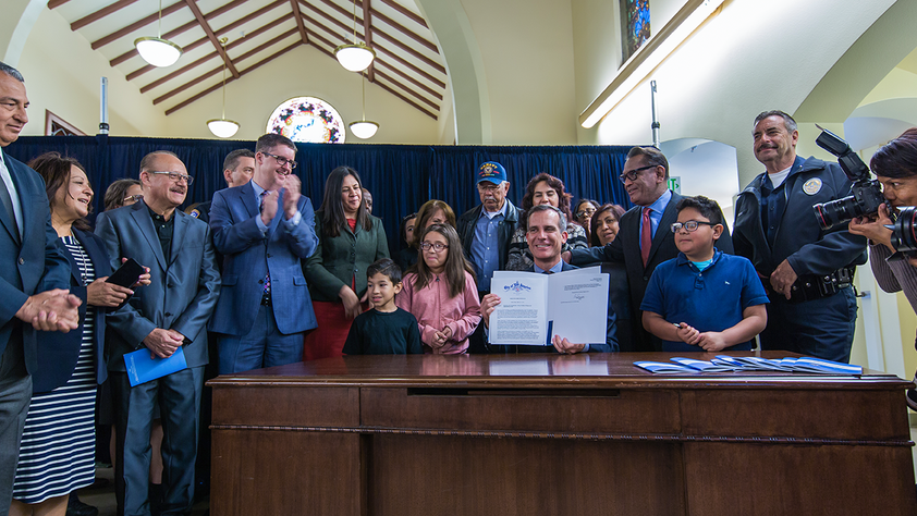 Mayor Garcetti leads Cities Day of Immigration