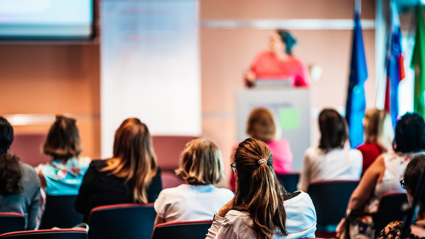 Public Meeting with several attendees